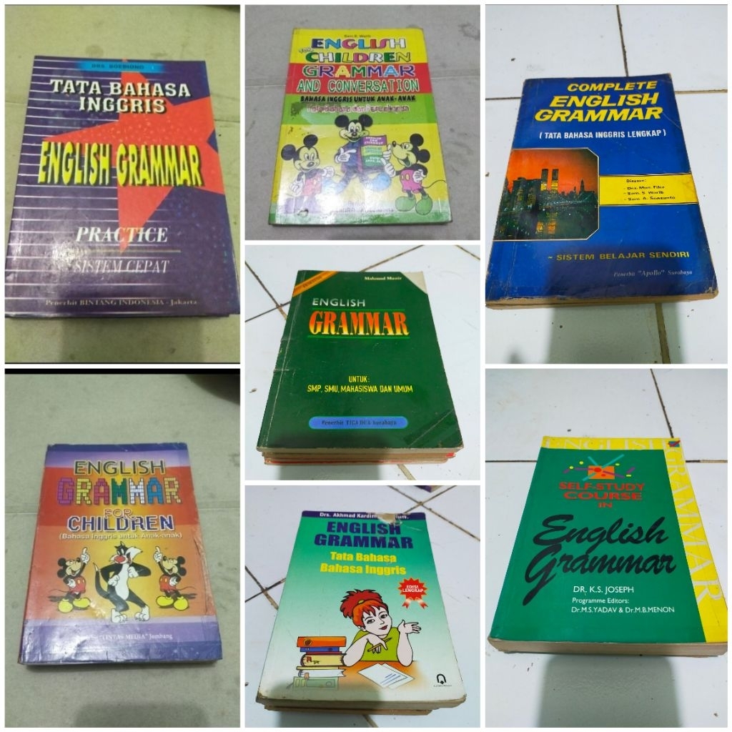 Original English grammar for children. English for grammar conversation. tata bahasa Inggris English