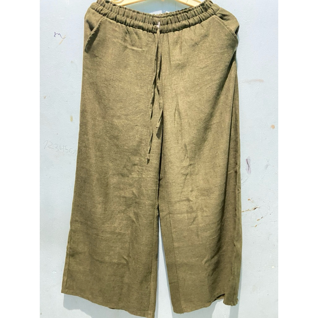 kulot warna hijau army