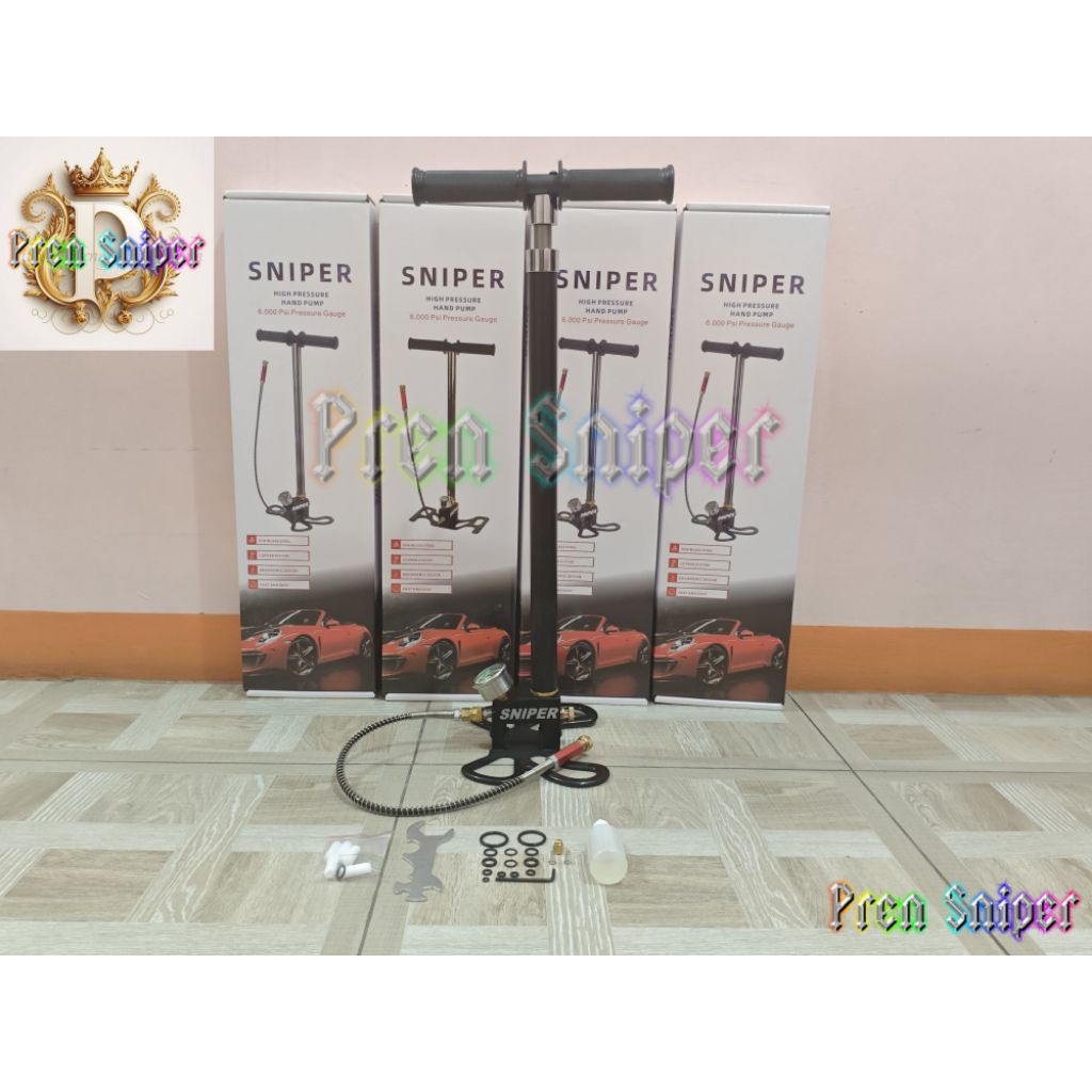 Pompa PCP 4 Stage QD, Pompa PCP 4 Stage 6000psi Import, Pompa PCP 4 Stage Kaki Lipat, Pompa PCP 4 St