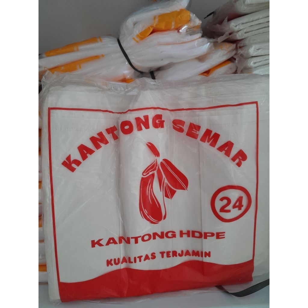 KANTONG SEMAR - Kantong Kresek Putih Uk 24