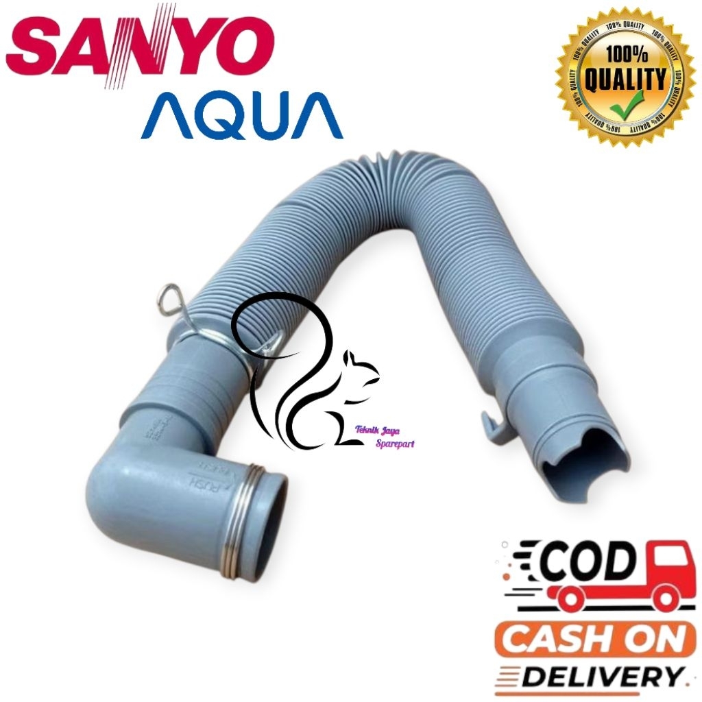SELANG PEMBUANGAN MESIN CUCI SANYO AQUA 1 TABUNG / TOP LOADING ( BUKAAN PINTU ATAS )