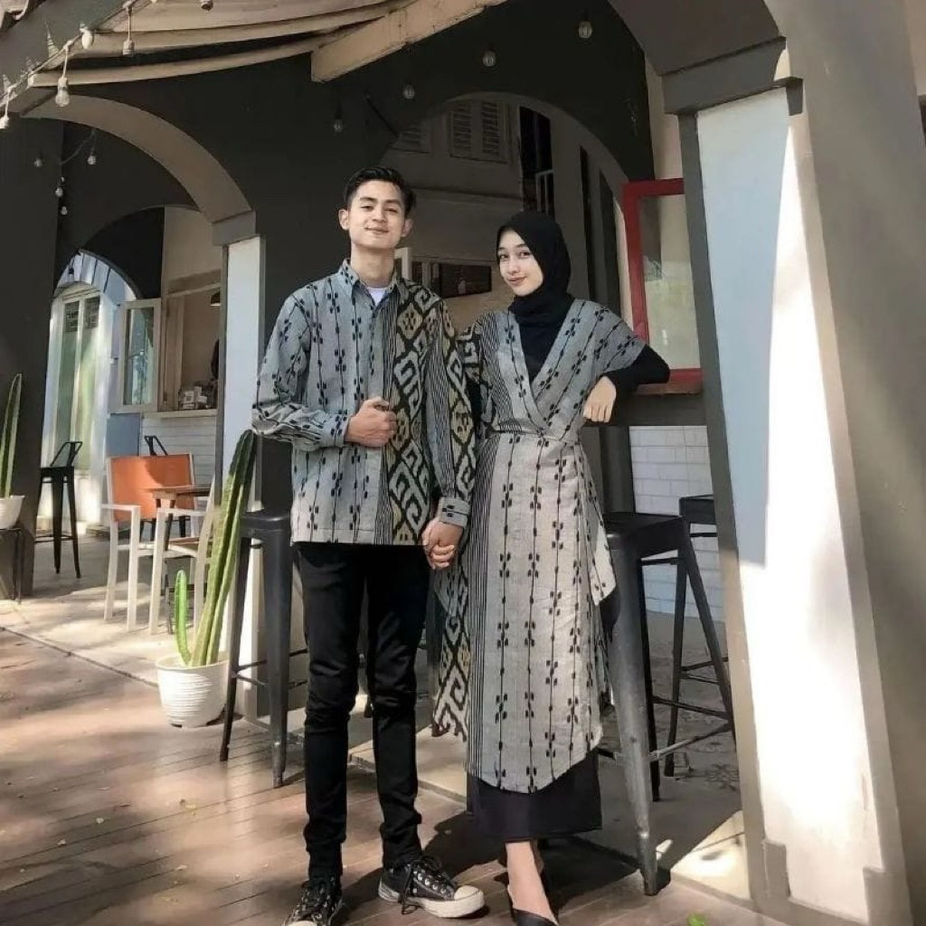 SET COUPLE TENUN IKAT JEPARA, SET COUPLE SARIMBIT TENUN IKAT, TENUN TROSO JEPARA