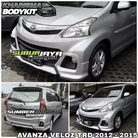 BODYKIT AVANZA VELOZ TRD TAHUN 2012 - 2015 BODYKIT TOYOTA AVANZA VELOZ TAHUN 2012 2013 2014 2015