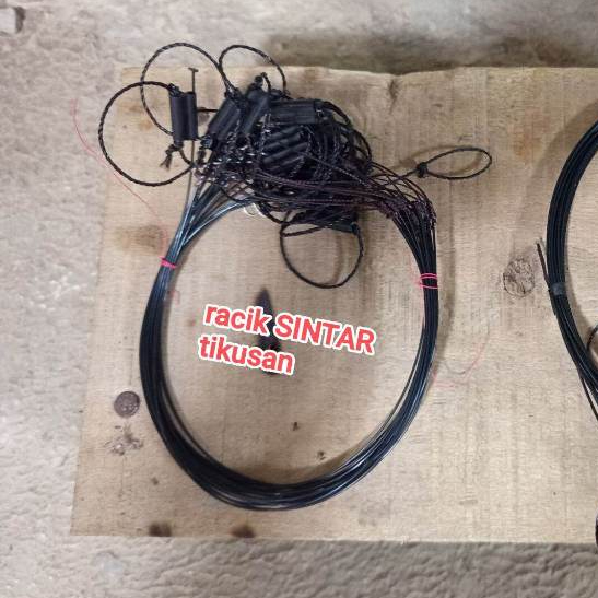 25 MATA RACIK BURUNG SINTAR TALI JERAT MANUK BEKER PUYUH TIKUSAN PERANGKAP BURUNG SAWAH