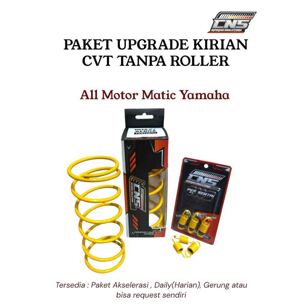 CNS YMH PAKET UPGRADE KIRIAN CVT TANPA ROLLER MOTOR YAMAHA SERIES MIO FINO NOUVO FREEGO FAZZIO MIO G