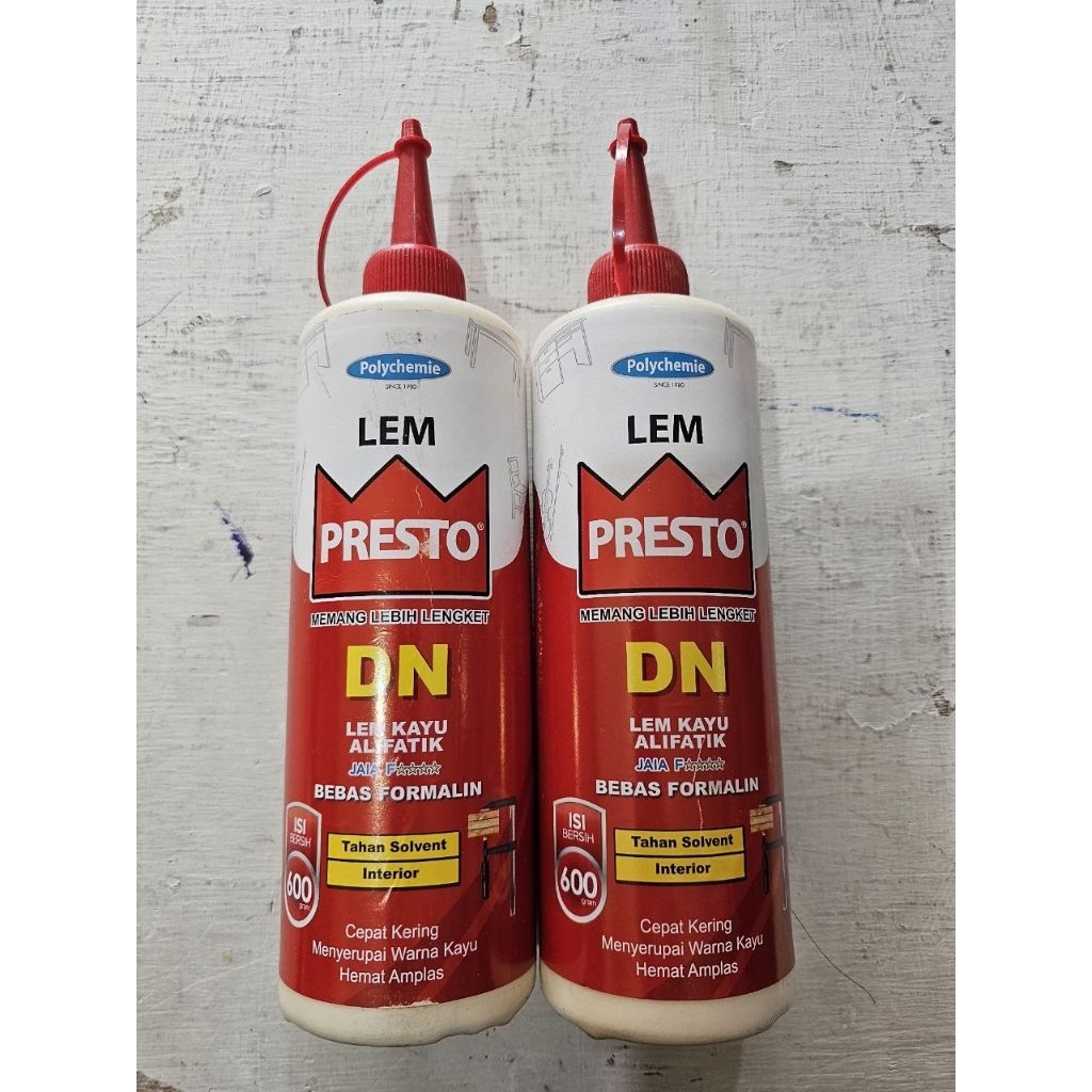LEM PRESTO DN / LEM PRESTO KAYU / LEM PRESTO 600GRAM