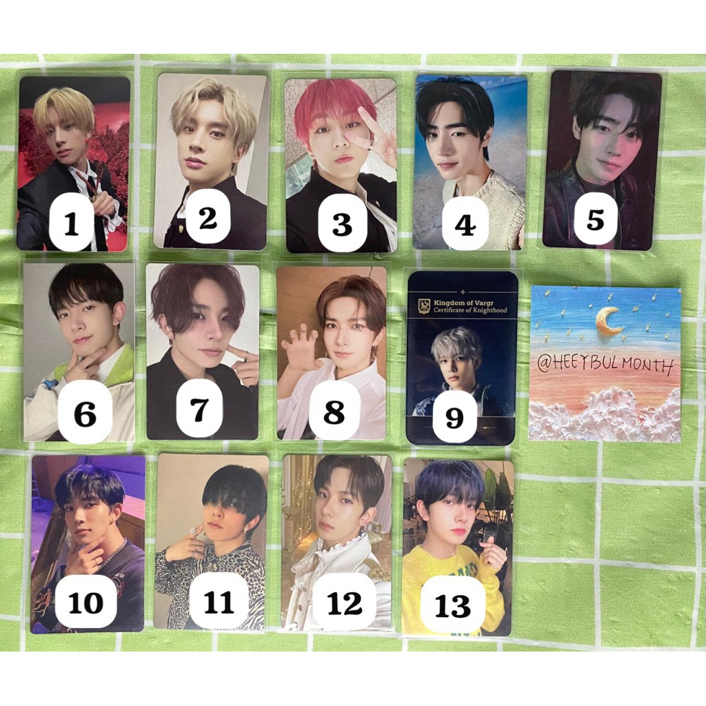 (OFFICIAL) READY STOCK PHOTOCARD PC POB ALBUM ENHYPEN HEESEUNG JAKE SUNGHOON JUNGWON LD DARK MOON VA