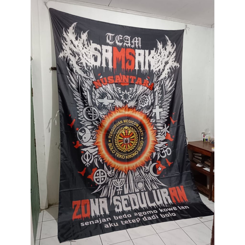 Bendera Pasmortal Custom Gratis Stiker
