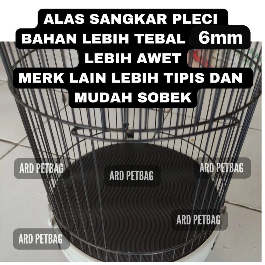 Alas Karpet sangkar kandang burung pleci Lovebird alas kandang kapsul