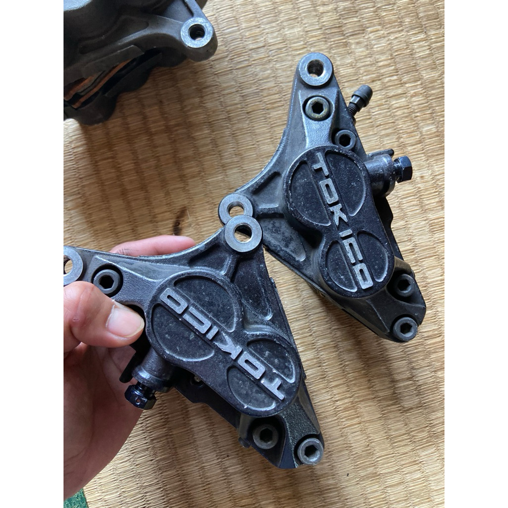 Tokico kaliper zx12r 4 piston satu set kiri kanan original 100%