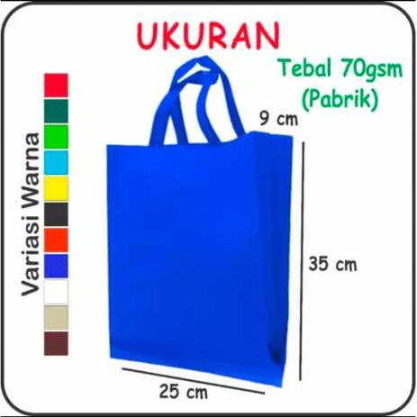 Tas Spunbond Handle 25x35x /Goodie Bag/Tas hajatan,tas murah
