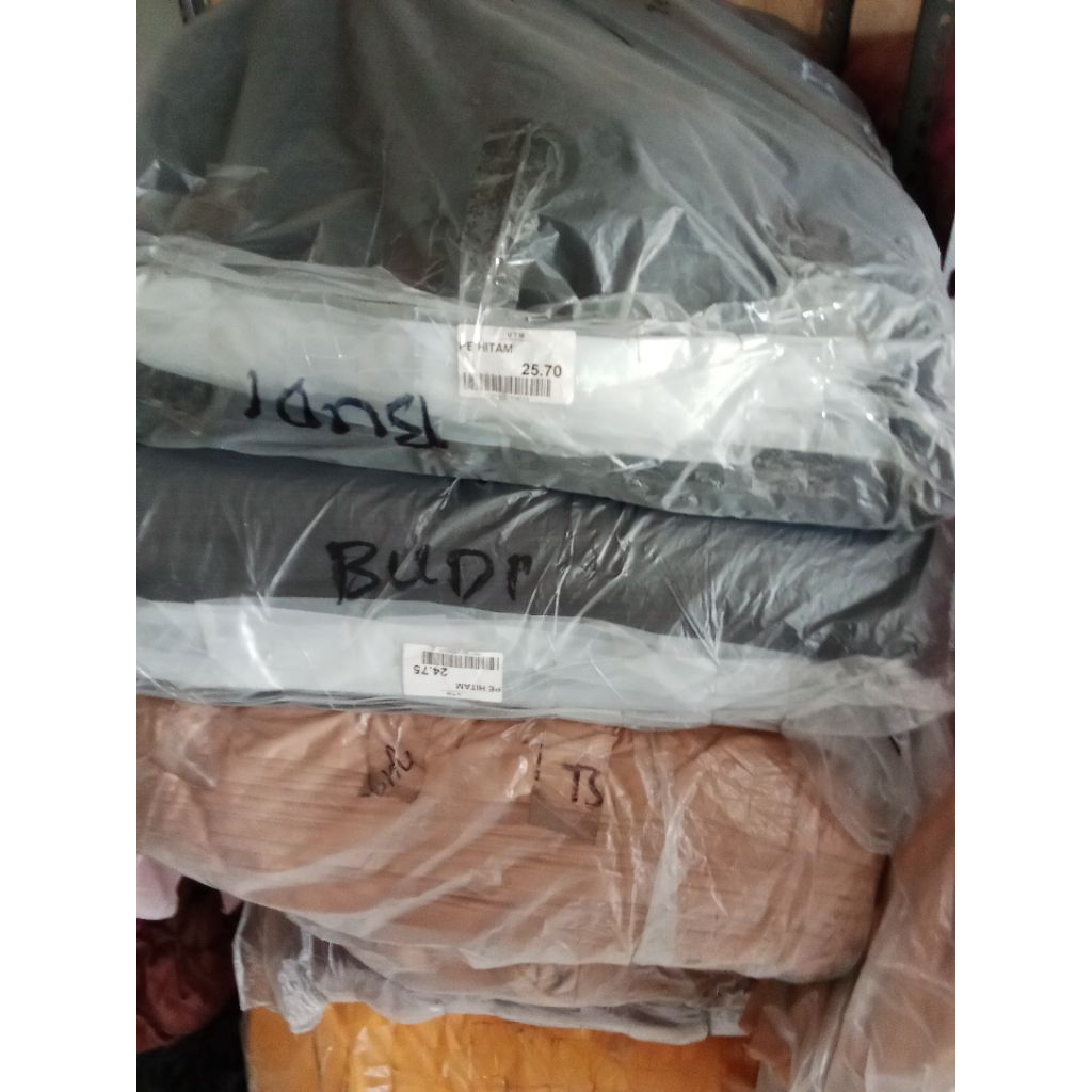 kain PE Double kiloan 1/2 kg / kain PE bahan kaos / PE kaos