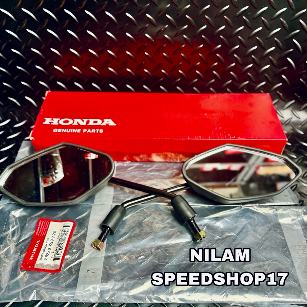 KACA SPION MIROR ASSY K59 HONDA VARIO 125/150 LED OLD ORI HGP