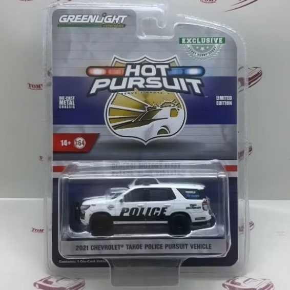 Greenlight Hot Pursuit 2021 Chevrolet Tahoe Police Pursuit Vehicle