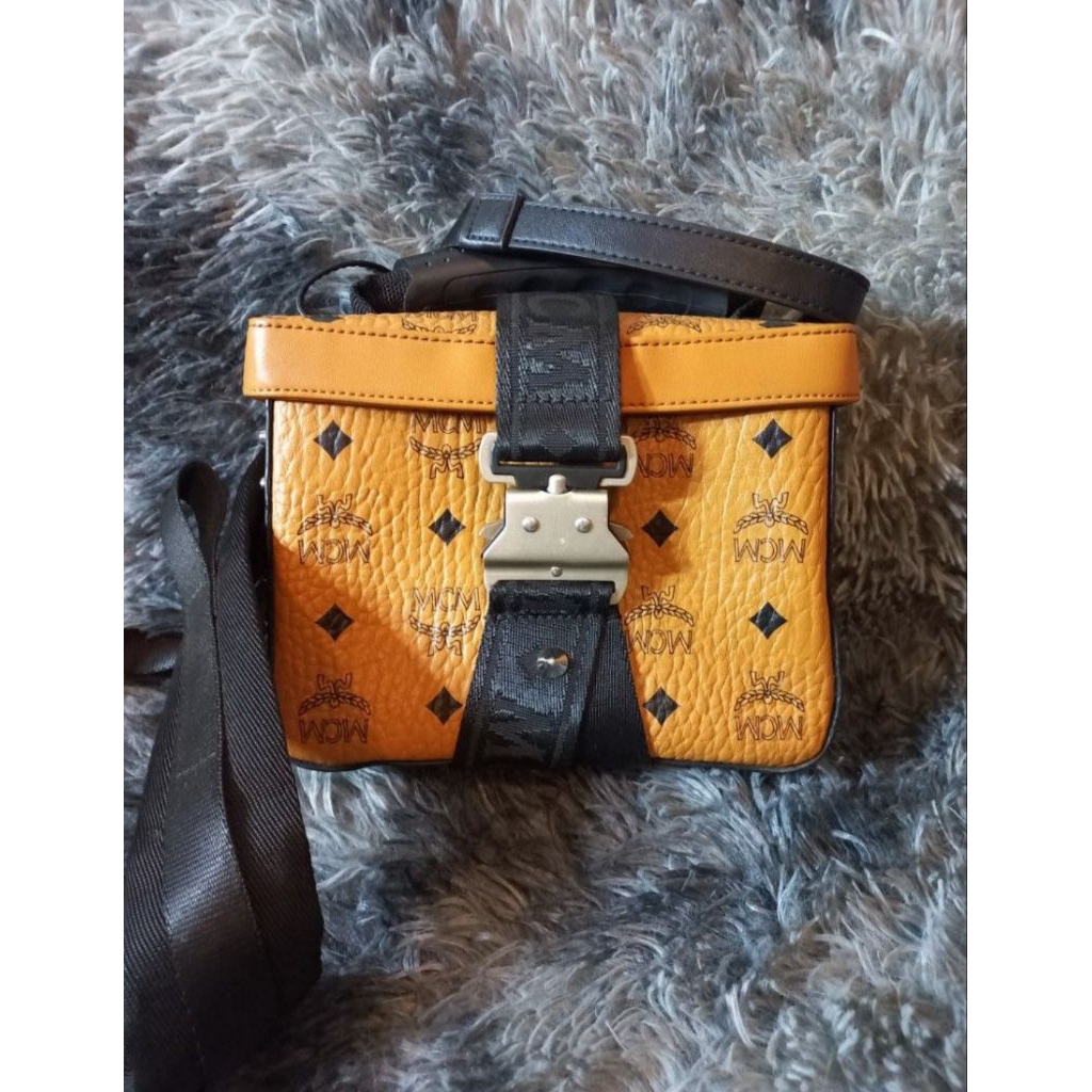 Tas MCM Jemison Visetos Studded Preloved Original