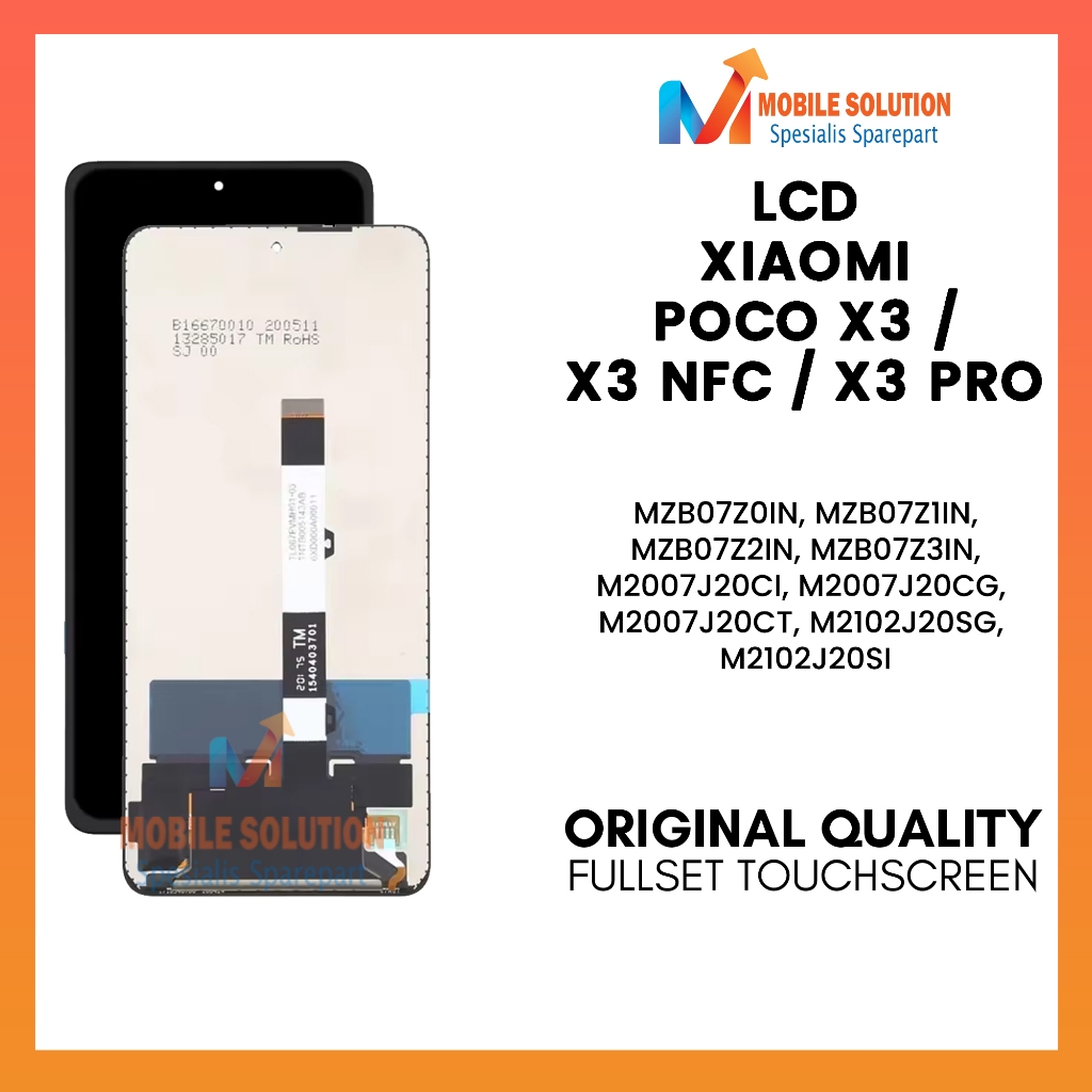 Grosir LCD POCO X3 / LCD POCO X3 NFC / LCD POCO X3 Pro ORIGINAL 100% Fullset Touchscreen Garansi
