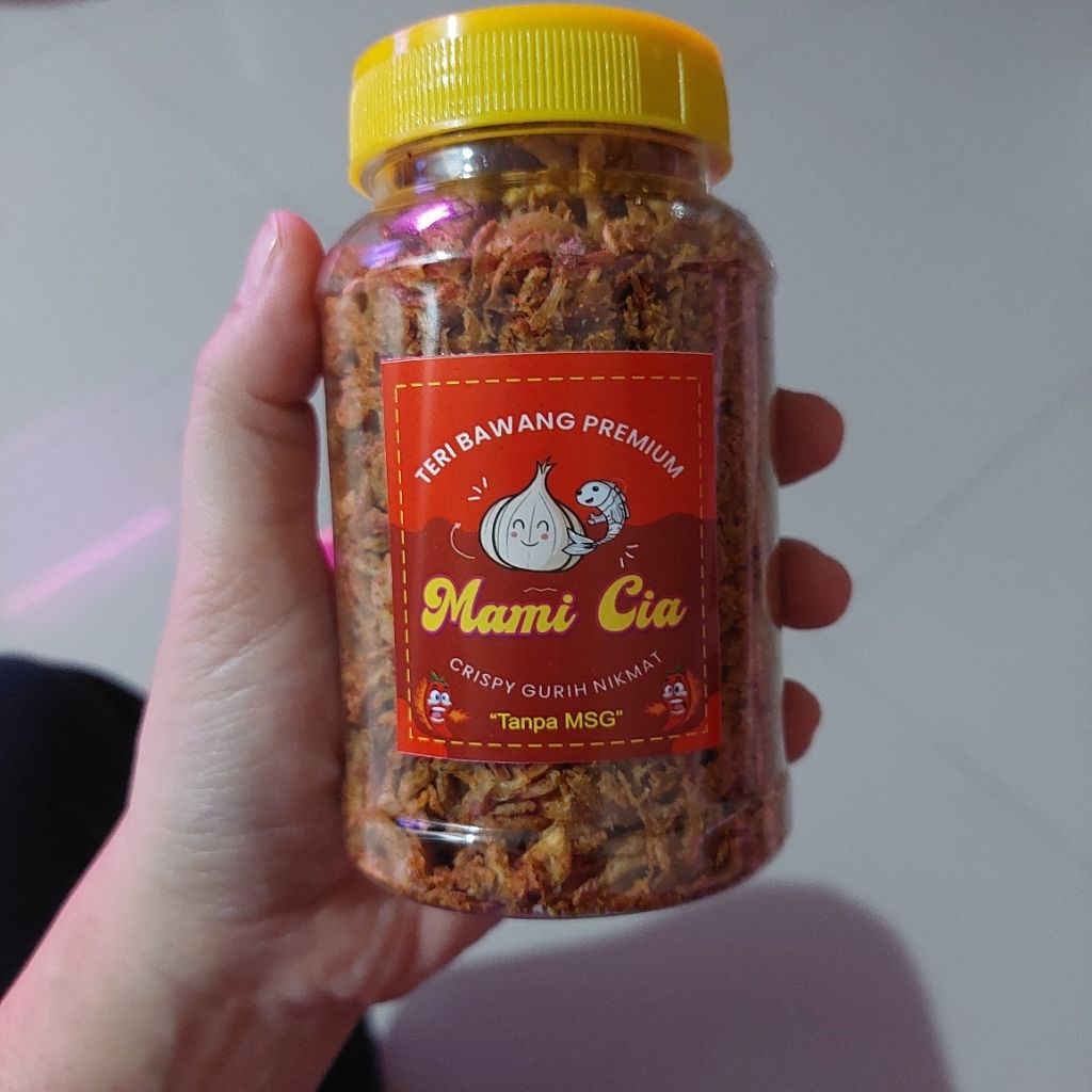 Bawang Goreng teri medan pedas