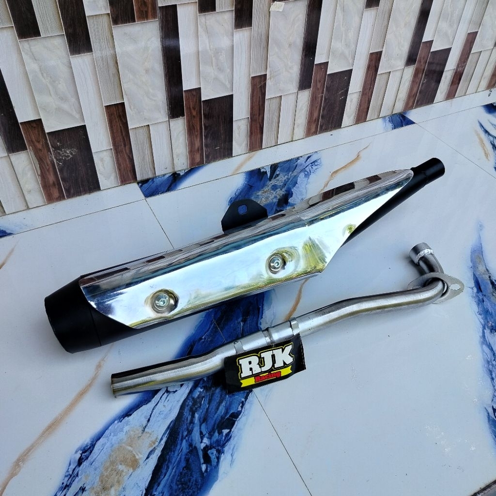 knalpot standar racing Supra x 125 fi bass ulem