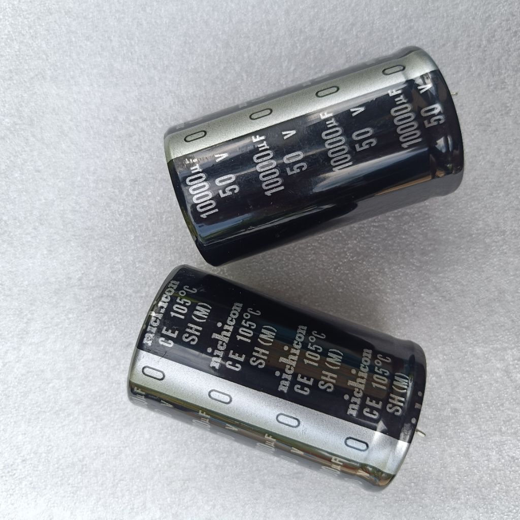 Elco 50v 10000uf Nichicon hitam kualitas original