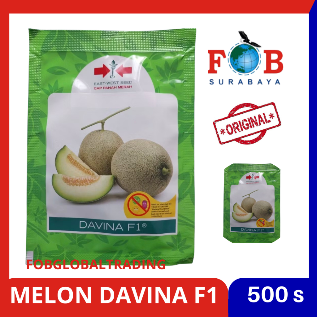 Benih Melon Davina F1 Kemasan 500 Butir Produk Panah Merah