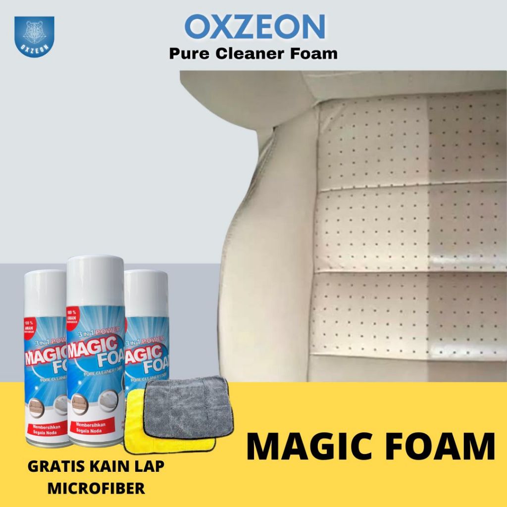 Oxzeon Magic Foam 400ml/ Busa Ajaib / Foam Cleaner / All Clear / Foam Pembersih / Foam Instan Cleane