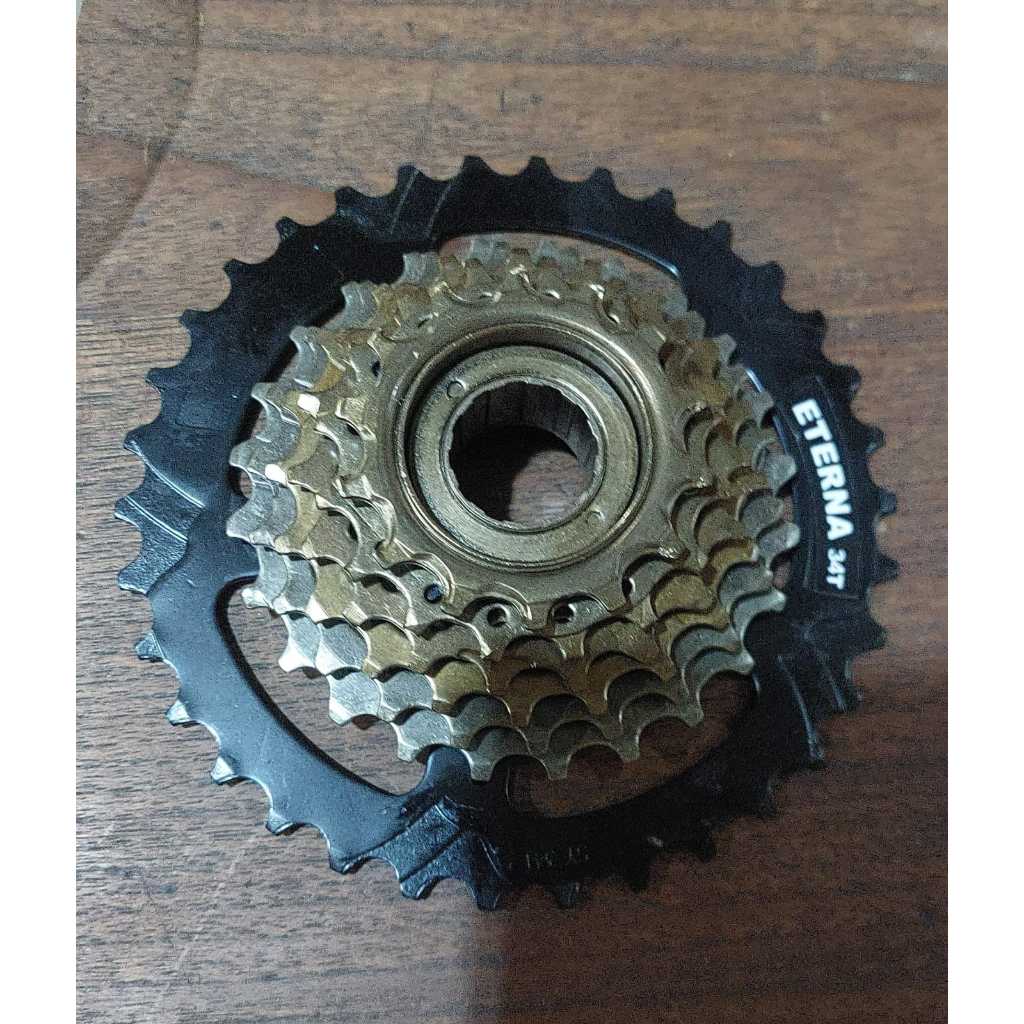 FREEWHEEL SPROKET 7 SPEED MEGARANGE ETERNA DRAT ULIR SPROCKET 14-34T