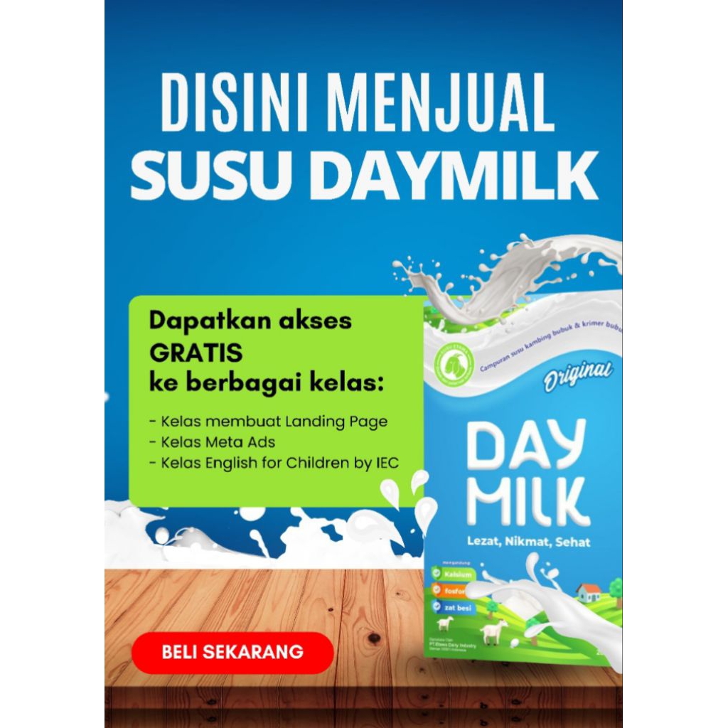 DayMilk Susu Etawa - Susu Kambing 200 gram