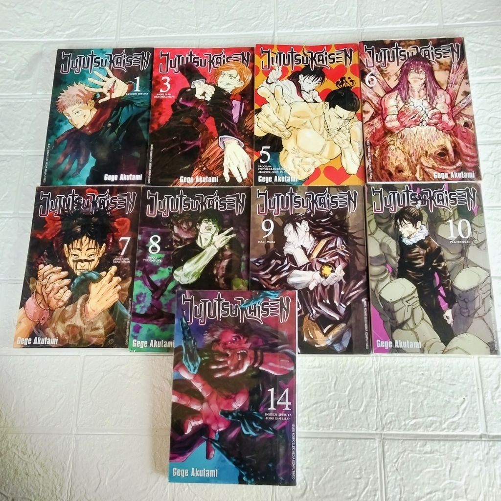ORIGINAL KOMIK JUJUTSU JJK BANYAK JUDUL
