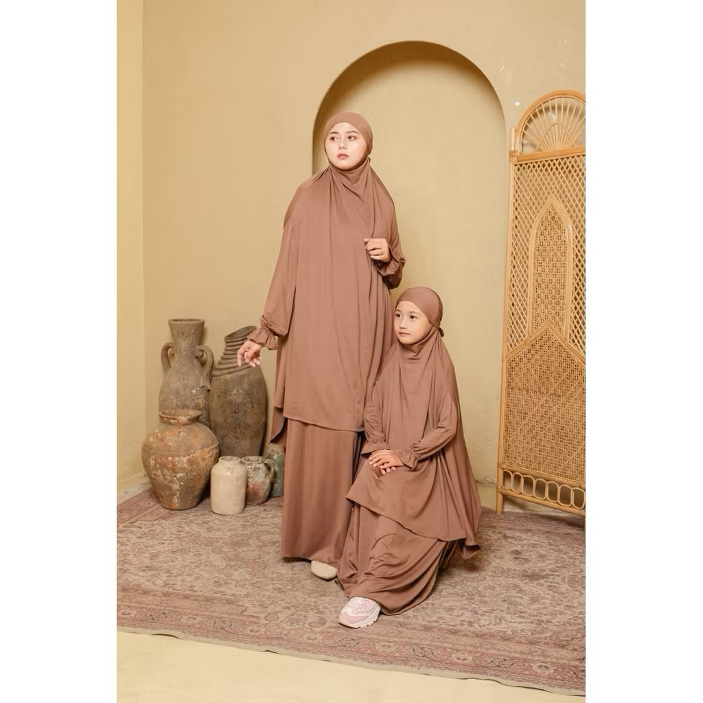 ABAYA FRENCH KHIMAR SERIES SITI PATIMAH / ABAYA UMRAH HAJI / GAMIS SET KHIMAR / ABAYA CADAR