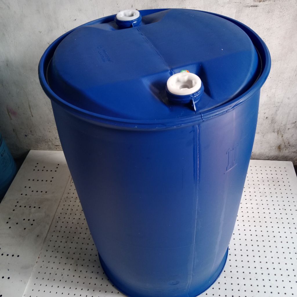 Drum/Tong air plastik sebaguna 200 liter drat tutup kecil