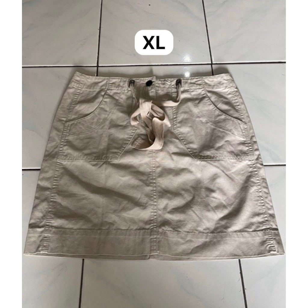 Preloved Rok mini pendek denim skirt biru jeans levis span