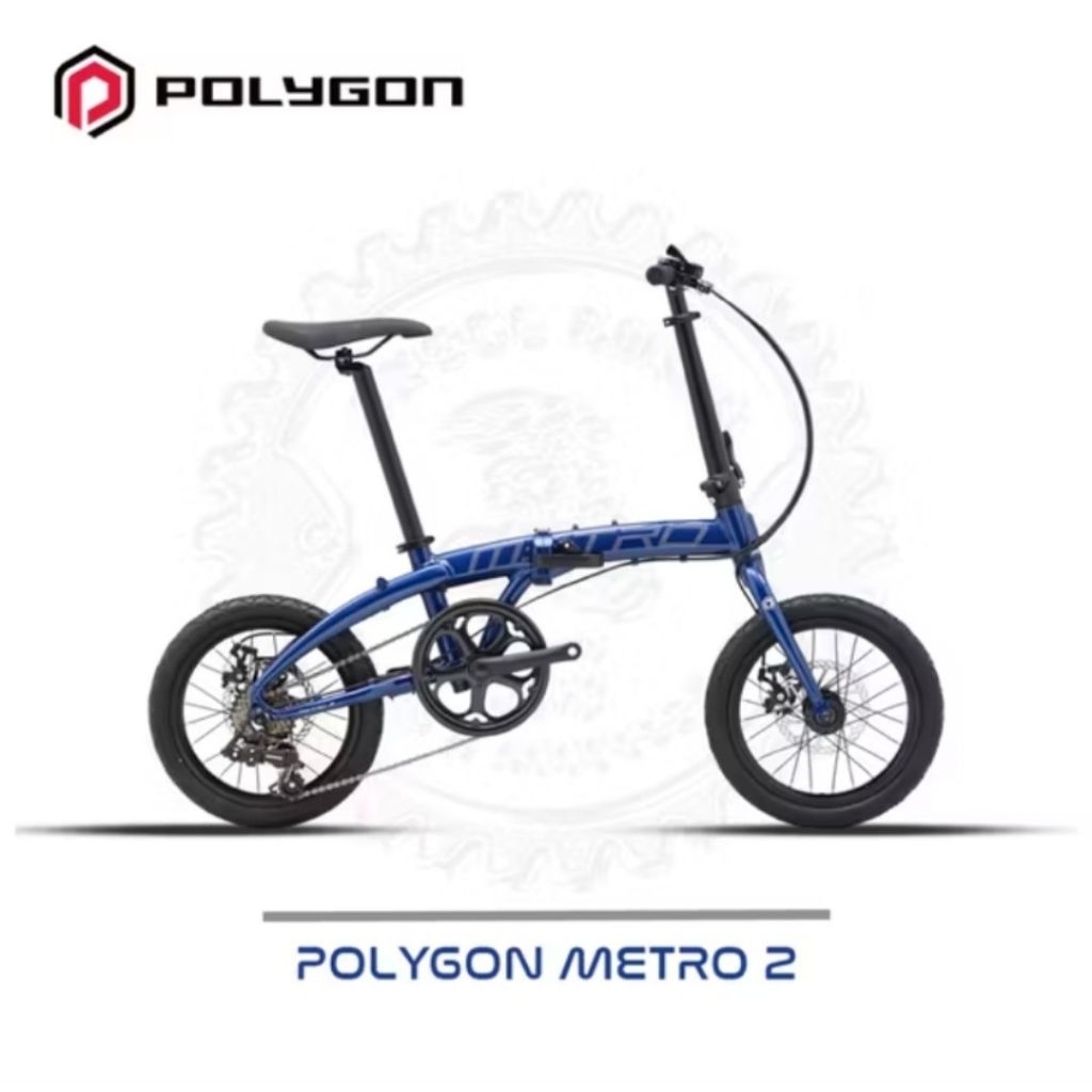 Sepeda Lipat 16 Inch Polygon Metro 2