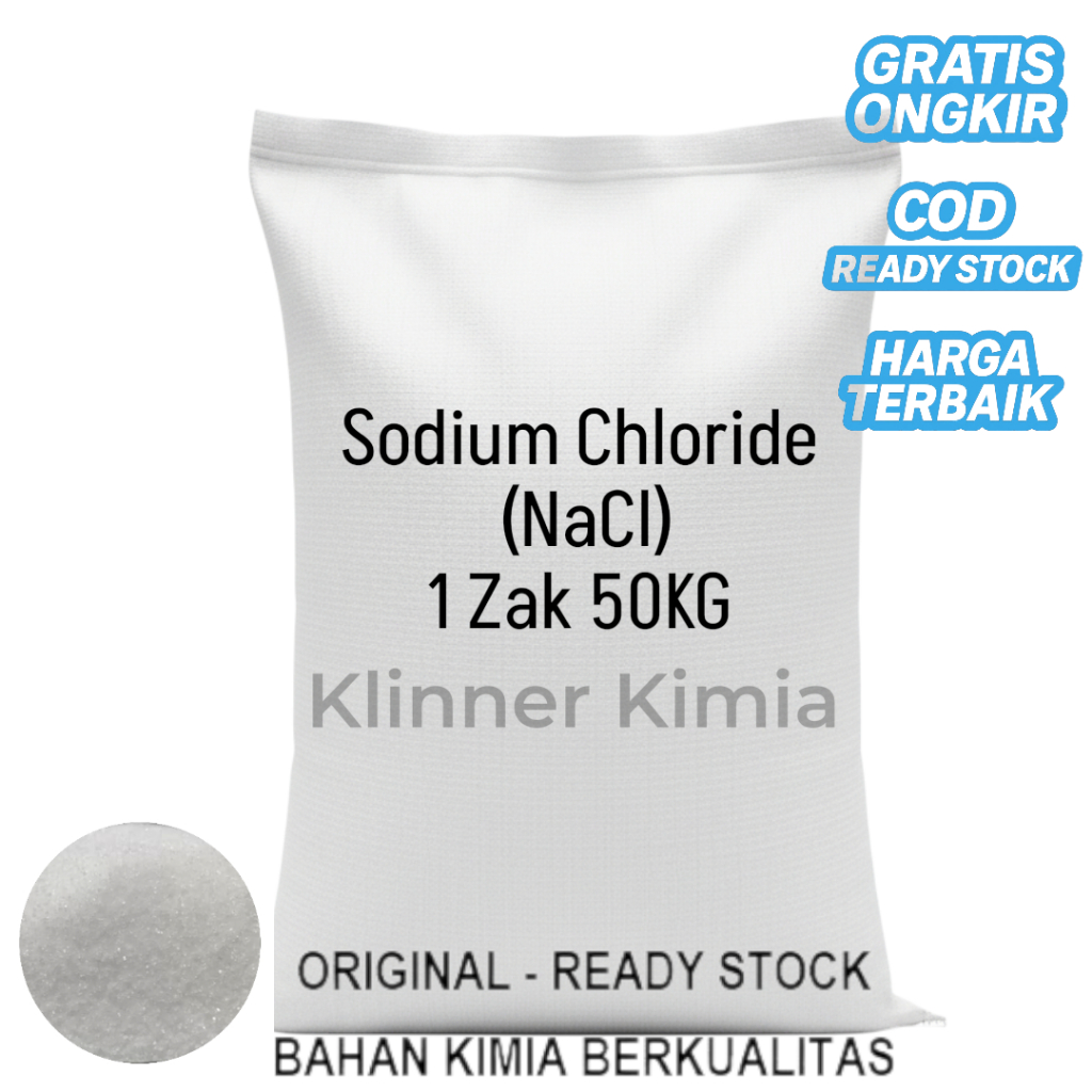 Sodium Chloride / natrium chlorine/ NaCl / sodium klorida 50 kg / sodium chloride 1 SAK