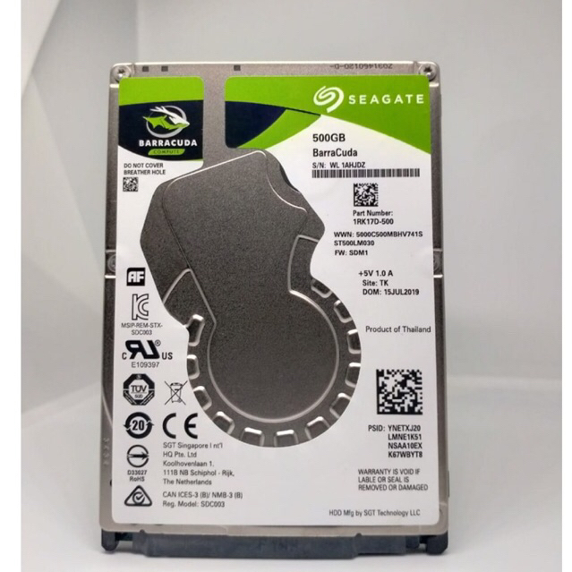 Hdd hardisk 500gb seagate Barracuda slim internal 2.5 sata baru 0 Days Promo Hardisk laptop