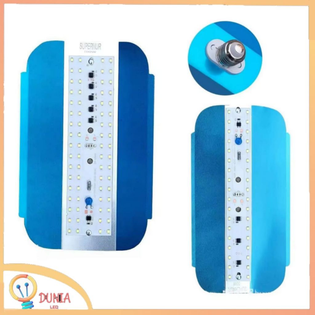 Lampu Jalan 50W 100W FITTING E27 PJU Tungsten LED Lampu Sorot Aluminium Penerangan Jalan IP65