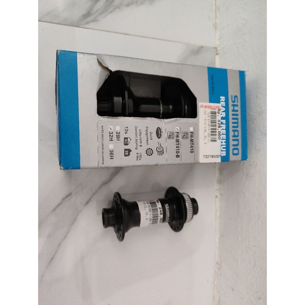Hub FreeHub Shimano MT410 12 speed microspline boost TA( Deore M6100)