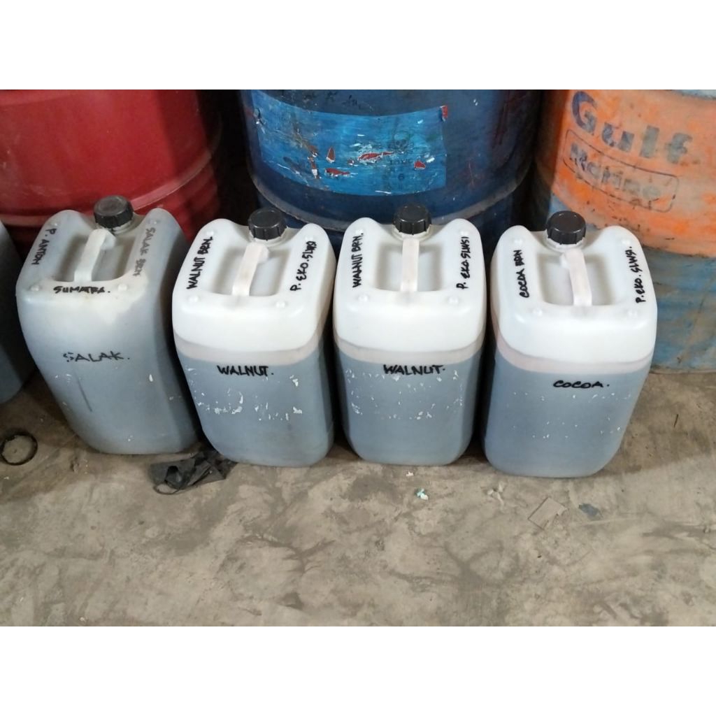 Wood Stain Salak, Walnut, Black, Cocoa Brown, Yellow Dll