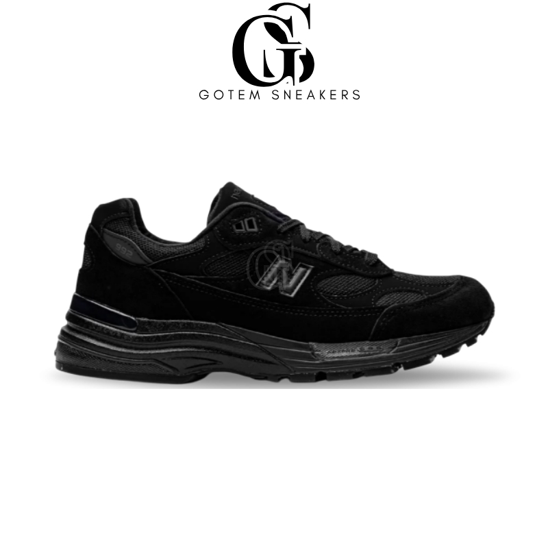 GOTEMSNEAKERS. – Sepatu NB 992USA Tripleblack Allblack Sneakers Authentic