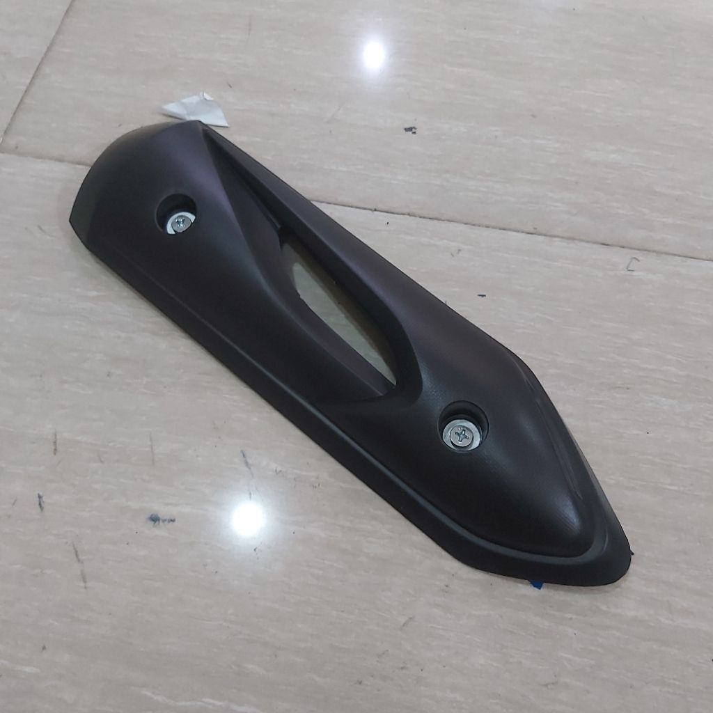 SS cover Knalpot beat karbu plus baut, tutup knalpot beat karbu