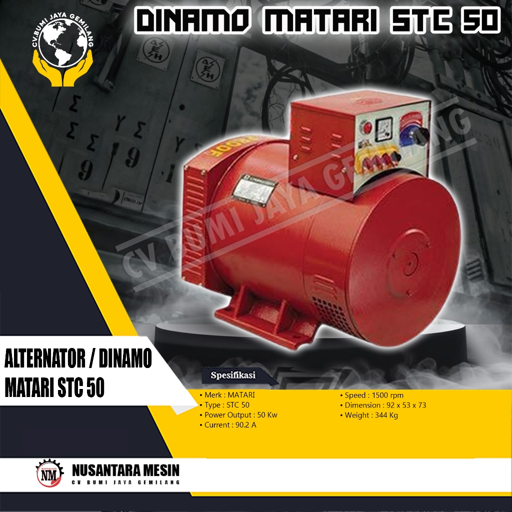 ALTERNATOR / DINAMO MATARI STC 50