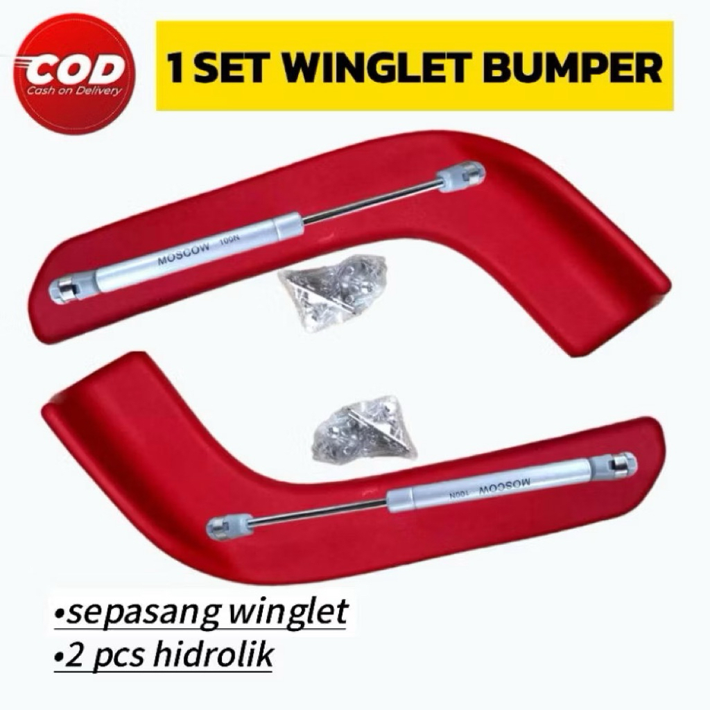 PROMO WINGLET PELINDUNG BUMPER MOBIL,TRUK DAN BUS PAKET FULLSET SESUAI GAMBAR❗️❗️❗️