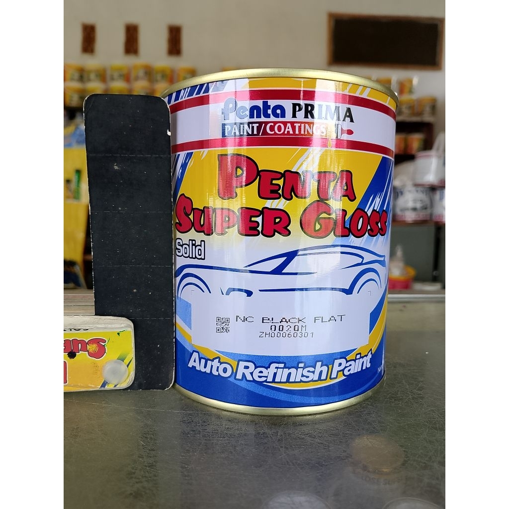 Cat Hitam Doff Penta/Cat Black Flat 0020M Penta Gloss 1kg