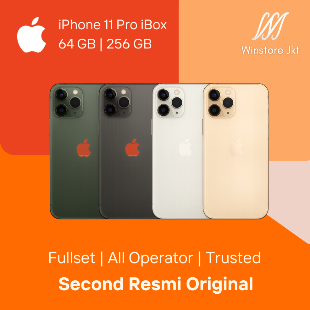 iPhone 11 Pro iBox | 64 GB & 256 GB Second Original