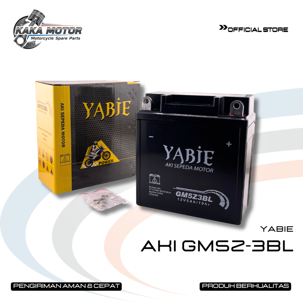AKI GM5 (YABIE) - AKI  GM5Z-3BL MERK YABIE