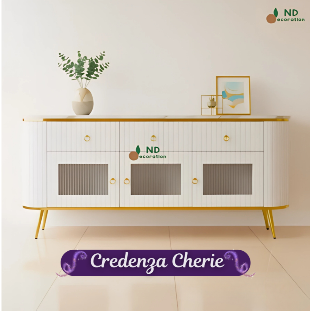Credenza Cherie/Buffet Aesthetic /Lemari Tv/Lemari & Kabinet sebaguna