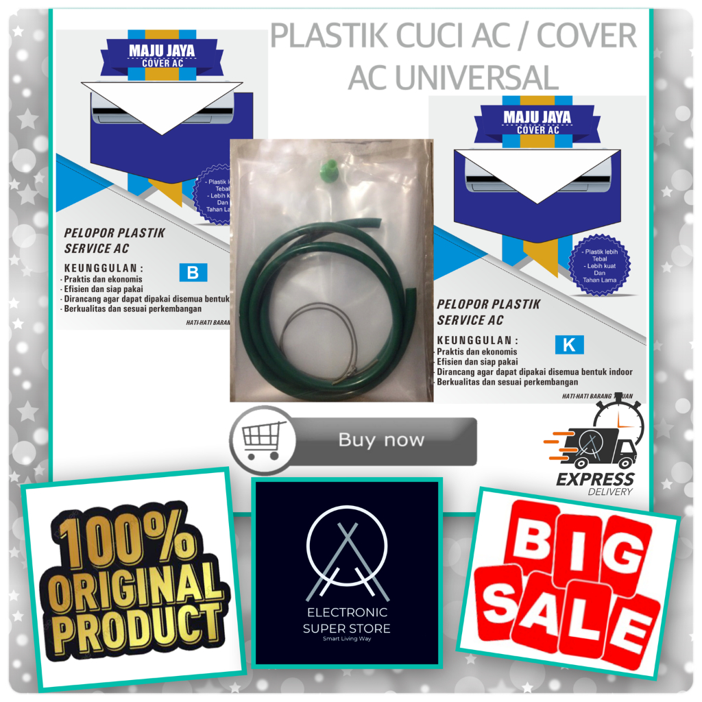 PLASTIK CUCI AC 1/2 PK - 1 PK COVER AC SPLIT PLASTIK CUCI AC SPLIT PLASTIK AC