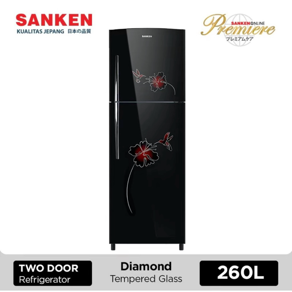 KULKAS SANKEN 2 PINTU SK-G266AH-BK