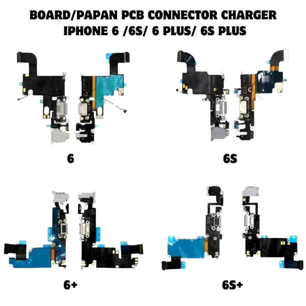 Flexible Konektor Charger Iphone 6 6s 6s Plus 6+ Board Connector Charger