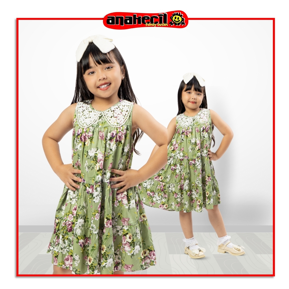 Anakecil Madison Mae Dress Anak Perempuan Carmel Midi Dress Azalea Series