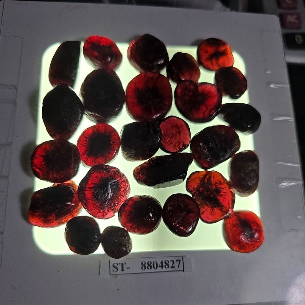 BATU RED GARNET ROUGH BATU ASLI PAKET 100 grams